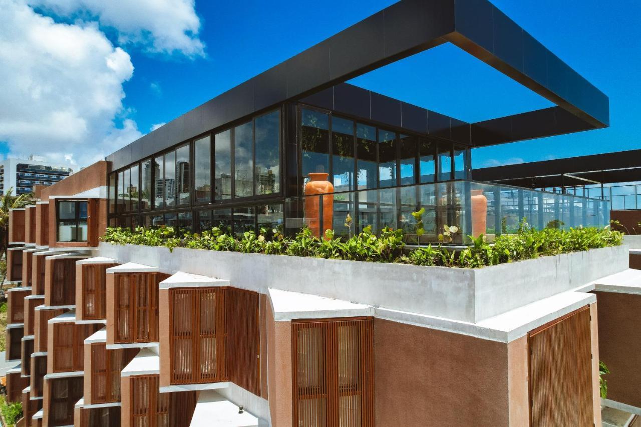 Ba'Ra Hotel João Pessoa Exterior foto The rooftop of the hotel